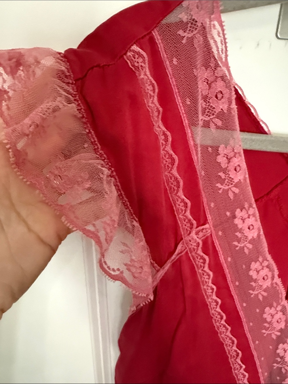Vintage 100% silk Free People top - Picture 5 of 7